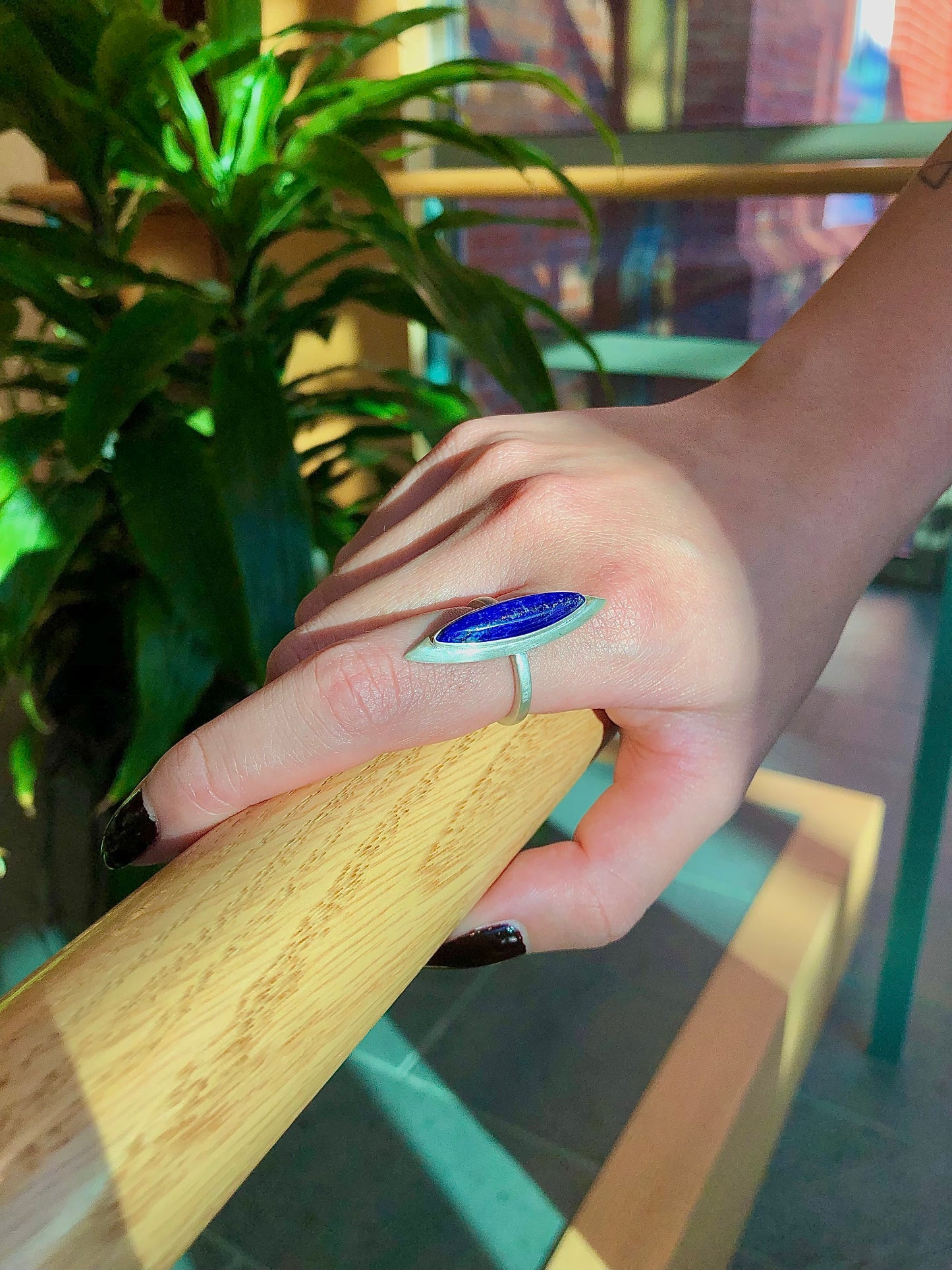 Lapis Dagger Ring