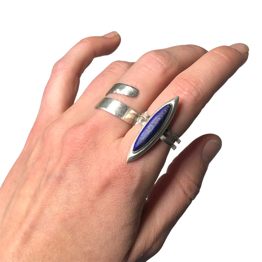 Lapis Dagger Ring