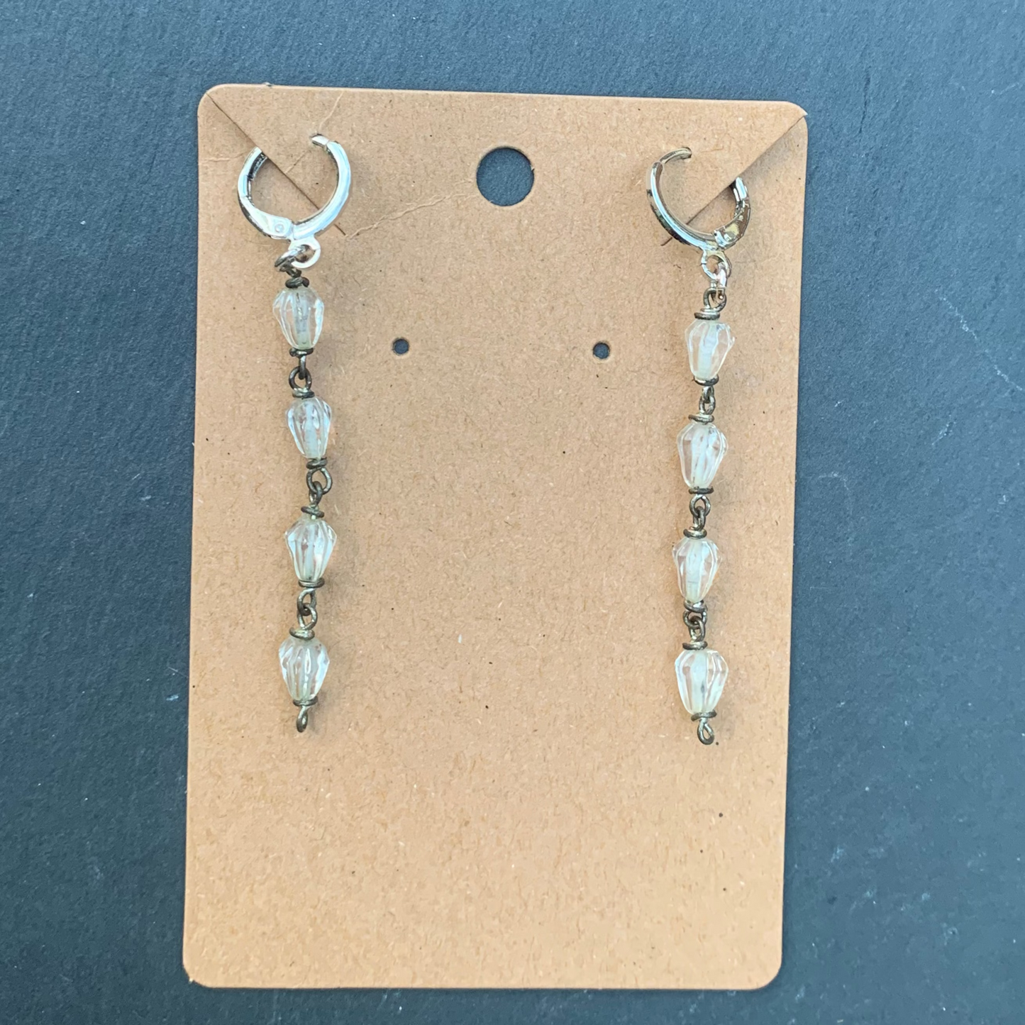 Rosary Bead Earrings