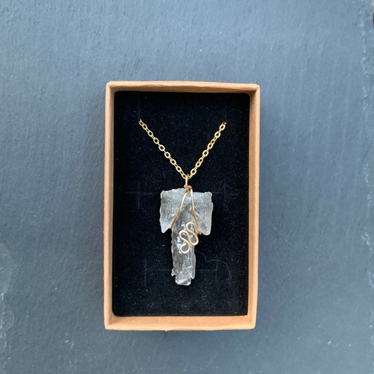 Selenite Stone Necklace