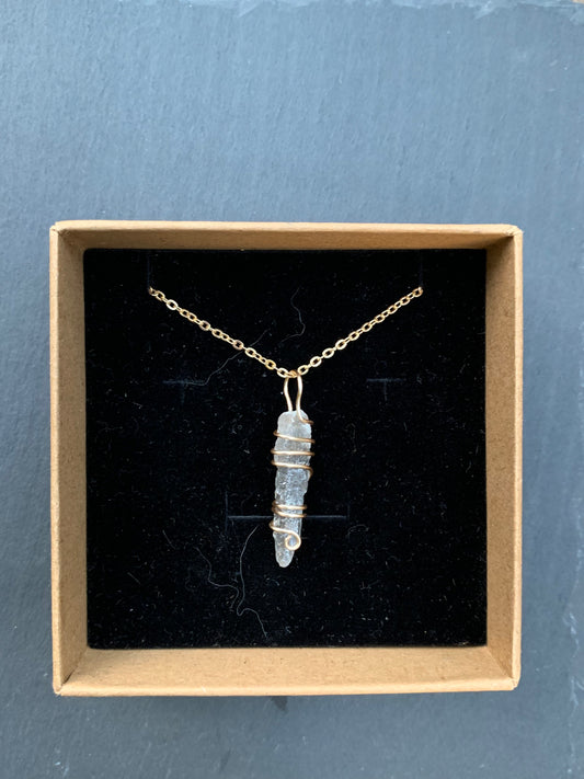 Selenite Necklace