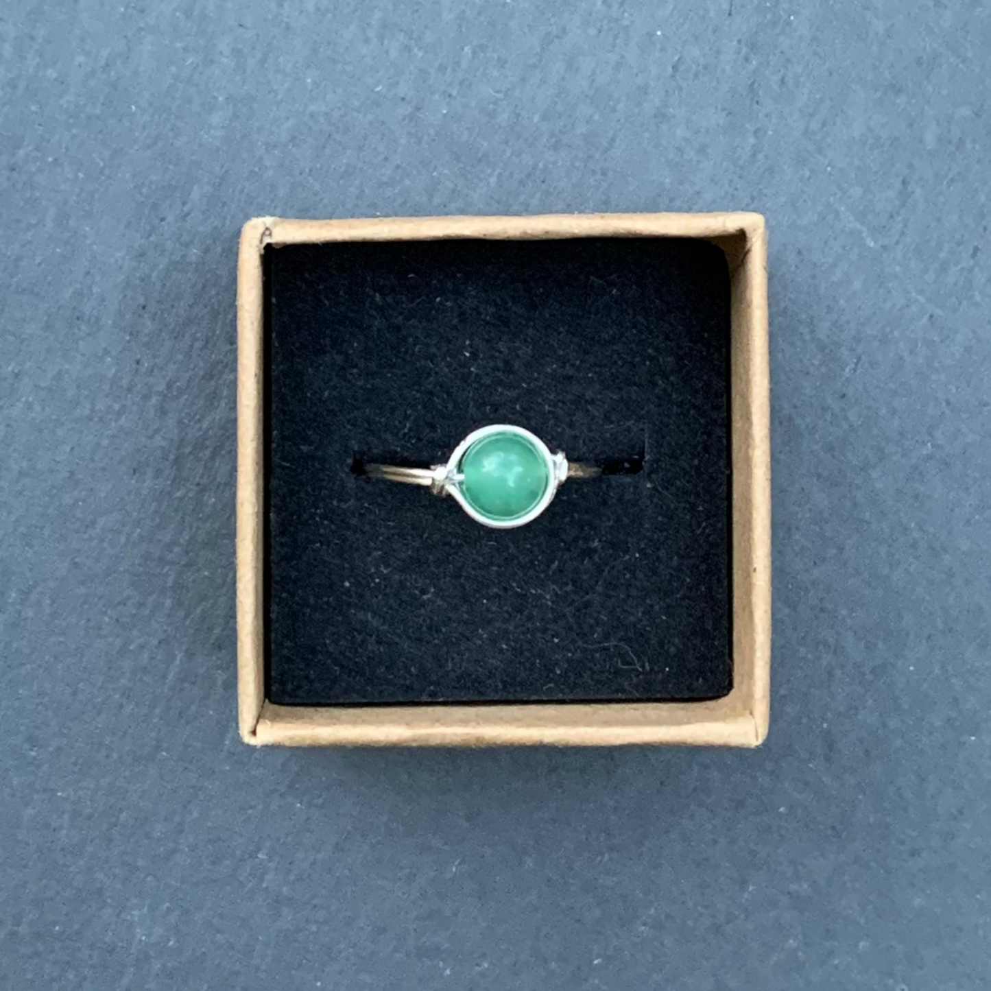 Green Aventurine Ring